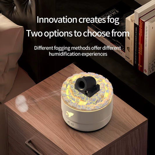 Jellyfish Spray Cannon Air Humidifiers 7Colour Gradient Lighting Ultrasound Essential Oil Aromatherapy Diffusers Home Humidifier